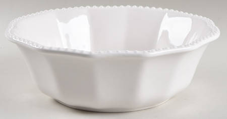 Le Provence White 10" Round Serving Bowl
