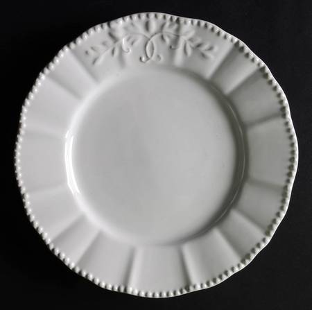 Le Provence White Salad Plate