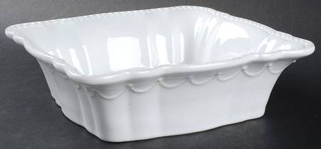 Le Provence White 9" Square Baker