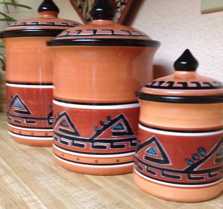 Hopi Small Canister & Lid
