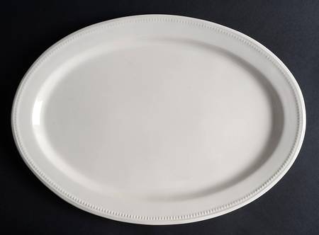 Camden Cream 15" Oval Serving Platter