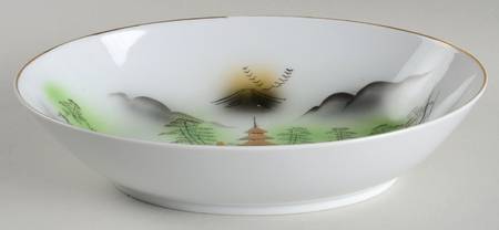 TOU2 10" Oval Vegetable Bowl by Toukai