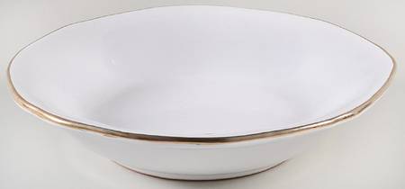 T1A3 (Gold Trim) 9" Individual Pasta Bowl