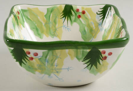 Hometown Christmas 6" Square Mixing Bowl