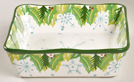 Hometown Christmas 9" Square Baker