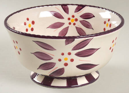Old World Eggplant Soup/Cereal Bowl