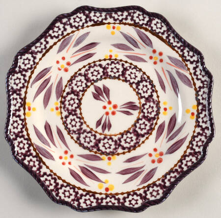 Old World Eggplant Scalloped Salad Plate