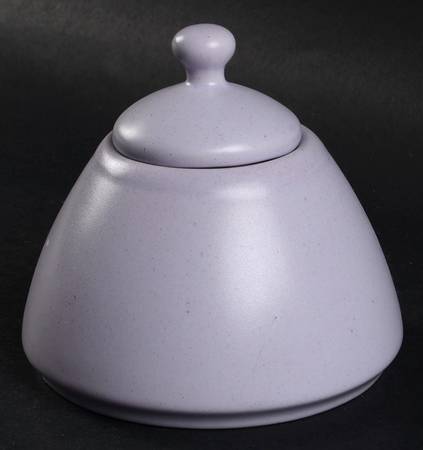 Pale Lilac Sugar Bowl & Lid