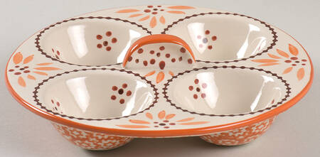 Old World Orange Spice Poached Egg Tray for 9" Round Multifunction Baker