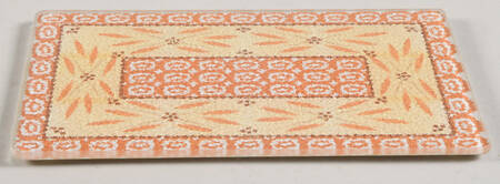 Old World Orange Spice Glass Trivet for 10" Rectangular Baker