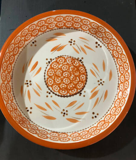 Old World Orange Spice Pie Serving Plate