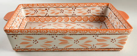 Old World Orange Spice 15" Rectangular Baker