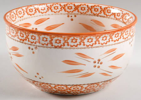 Old World Orange Spice 7" Mixing Bowl