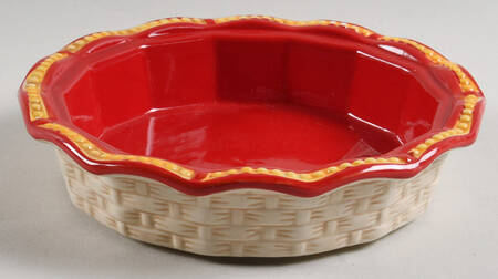 Figural Fruit Strawberry Individual Pie Plate/Baker No Lid