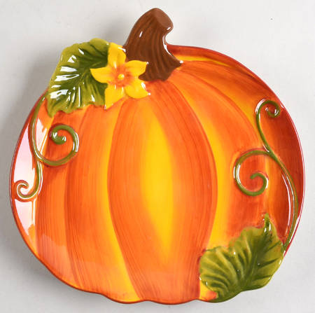 Pumpkin Patch Salad Plate