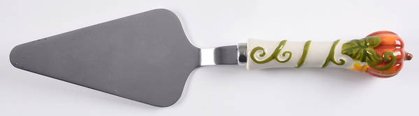 Pumpkin Patch Cake Knife/Server with Stainless Blade