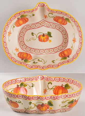 Pumpkin Patch Medium Oven-to-Table Oval Baker