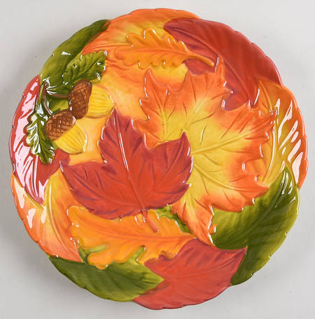 Harvest (Embossed) Salad Plate by Temp-Tations