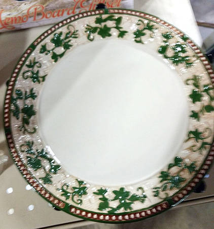 Floral Lace Basketweave Green by Temp-Tations