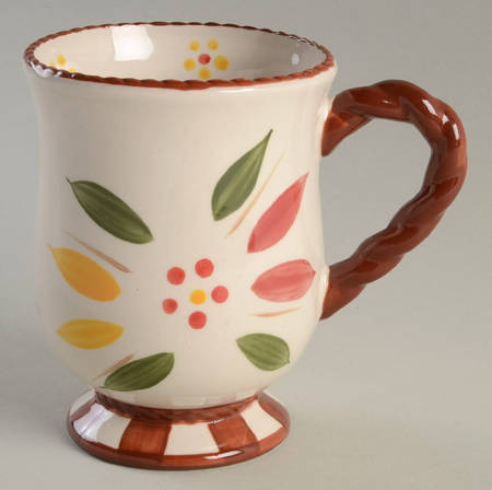 Old World Fallfetti Pedestal Mug