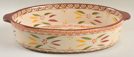 Old World Fallfetti 14" Oval Baker
