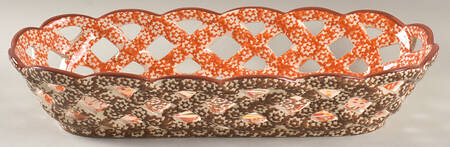 Old World Fallfetti Bread Basket Tray