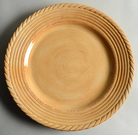 Lucca Yellow Service Plate (Charger)