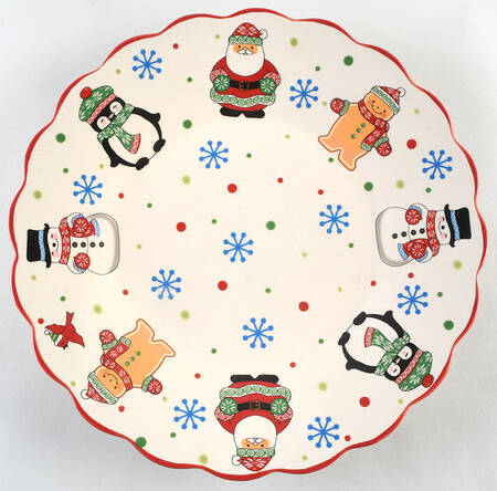 Winter Whimsy 14" Chop Plate (Round Platter)