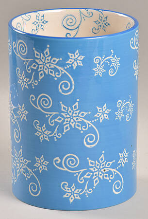 Floral Lace Winter Utensil Holder