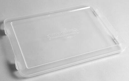 Floral Lace Winter Plastic Lid for 13" Rectangular Baker
