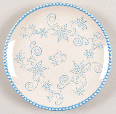 Floral Lace Winter Bread & Butter Plate