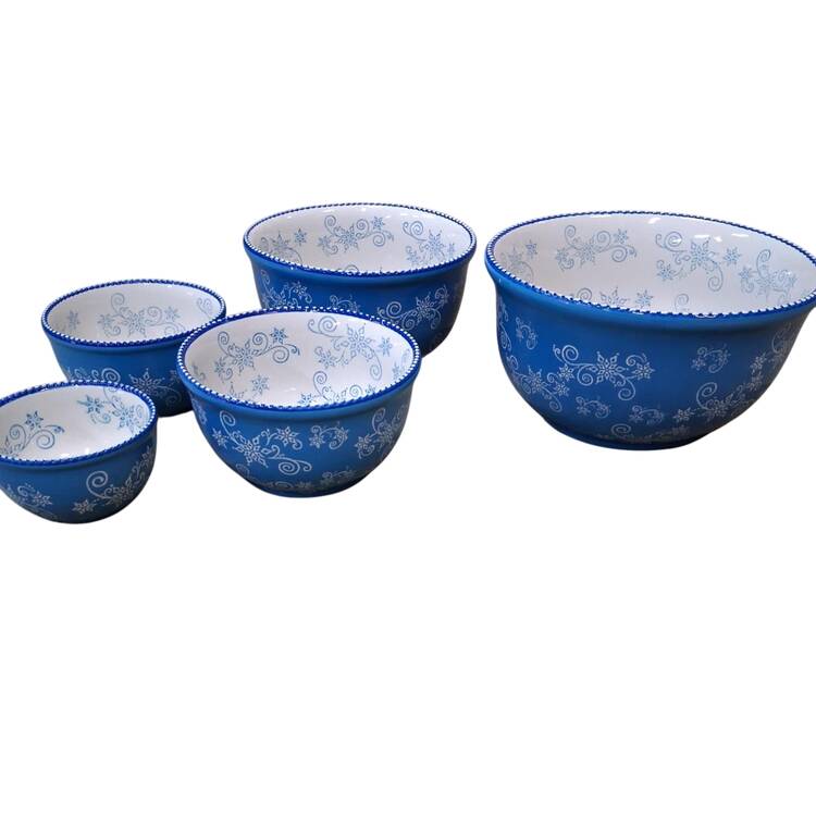 Floral Lace Winter 4" Mixing Bowl
