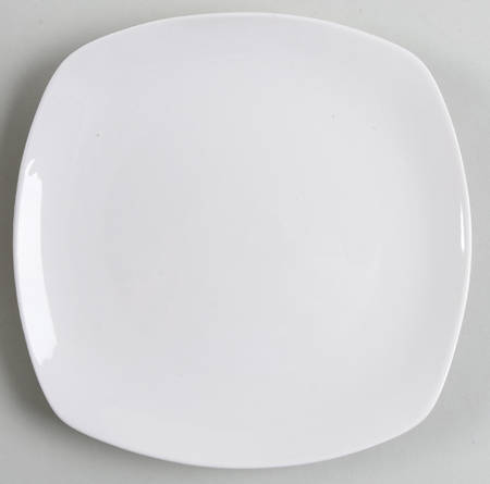 Soft Square and Round Coupe Salad Plate