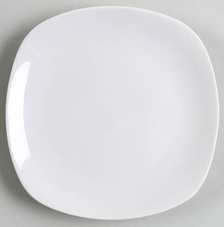 Soft Square and Round Coupe Appetizer Plate