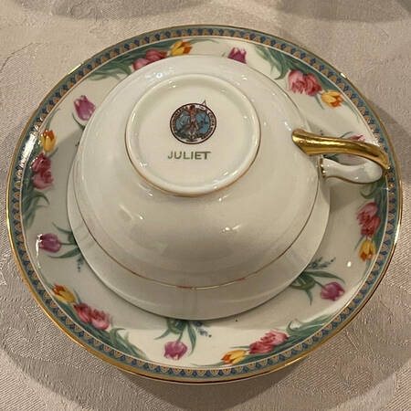 Juliet Flat Cup & Saucer Set by R S Tillowitz