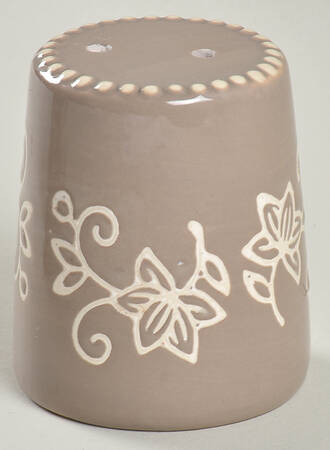 Floral Lace Taupe Salt Shaker (Centertaining Lazy Susan Set)
