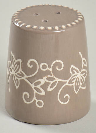 Floral Lace Taupe Pepper Shaker (Centertaining Lazy Susan Set)