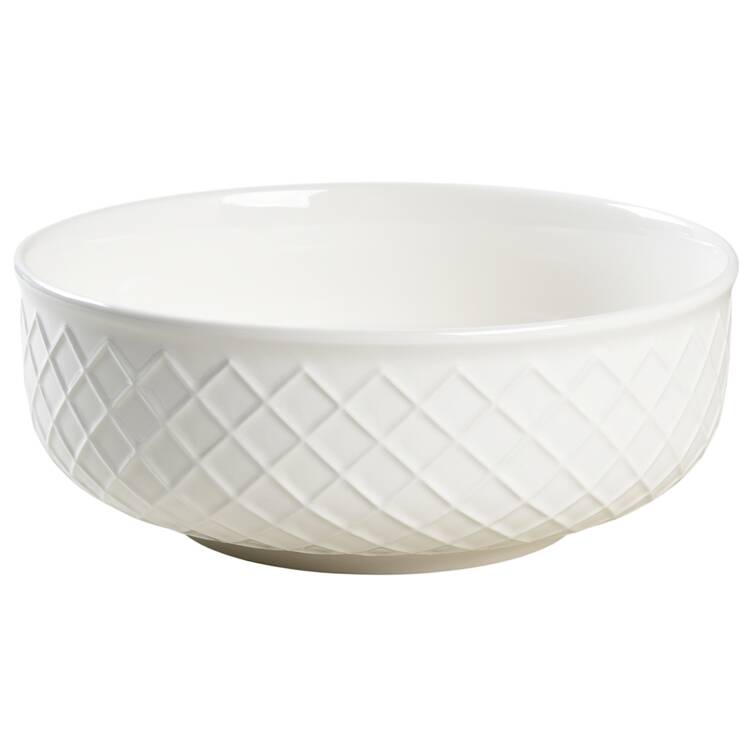 3 Piece Porcelain Bowl Set 9" Round Serving Bowl