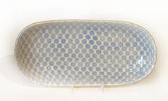 Cobalt Canape Plate
