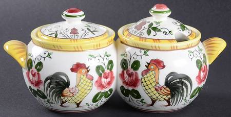 Early Provincial Lid for Double Jam/Jelly by Ucagco