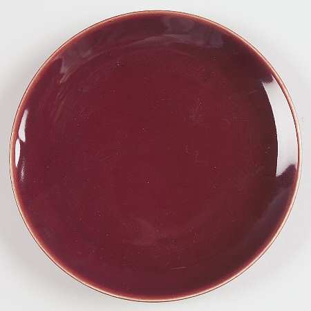 Ballerina Burgundy Bread & Butter Plate