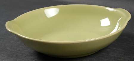 Ballerina Jade Green Lugged Soup Bowl