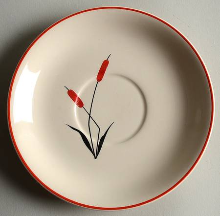 Cattail (Camwood) Saucer