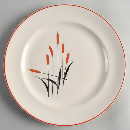 Cattail (Camwood) Luncheon Plate