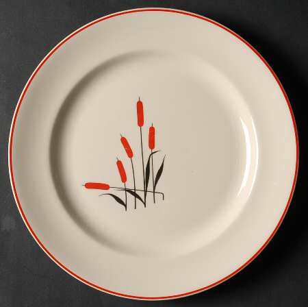 Cattail (Camwood) Salad Plate