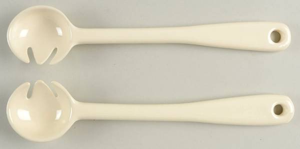 Moss Rose (No Trim) 2 Piece Salad Set, Solid Piece by Universal
