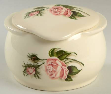 Moss Rose (No Trim) Drip Jar & Lid (No Strainer)