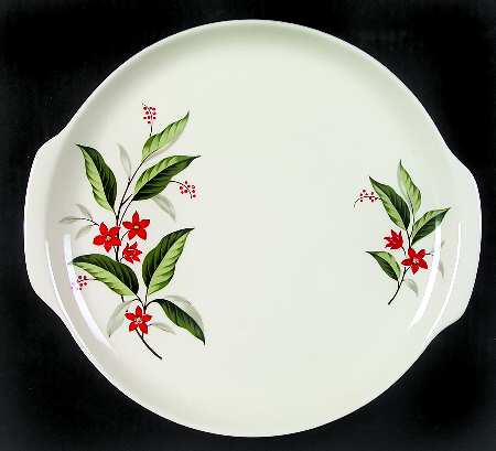 Woodvine Handled Cake Plate