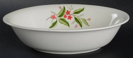 Woodvine 9" Oval Vegetable Bowl