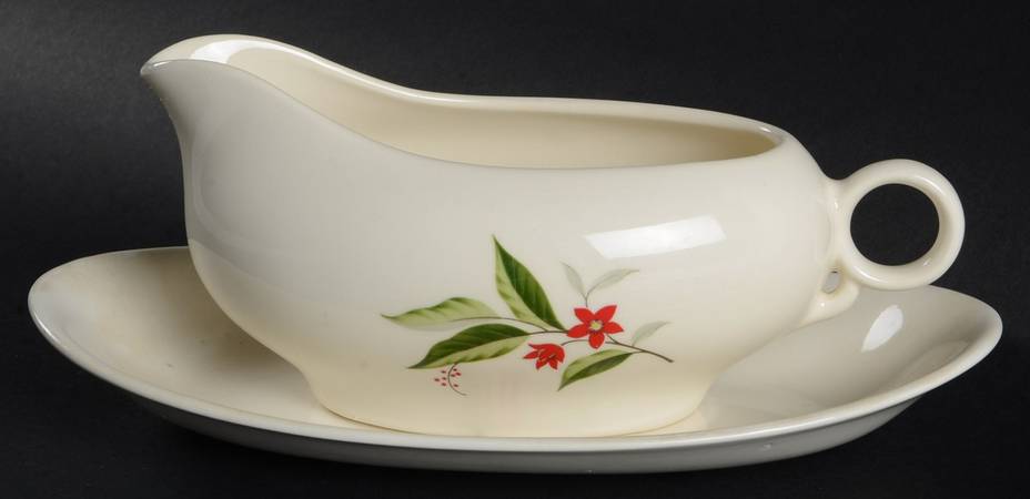 Woodvine Gravy Boat & Underplate/Relish